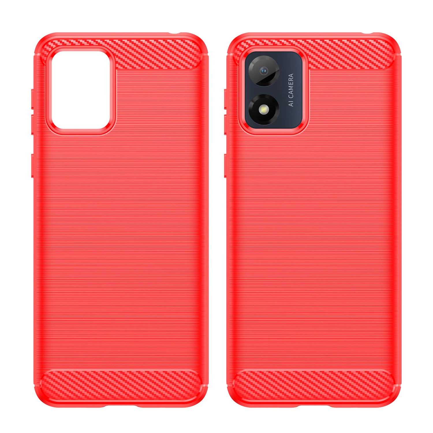 Anti-fall Phone Case for Motorola Moto E13 4G Brushed Carbon Fiber Texture Phone Shell Mobile Phone Cover Anti-fall Phone Case for Motorola Moto E13 4G Brushed Carbon Fiber Texture Phone Shell Mobile Phone Cover